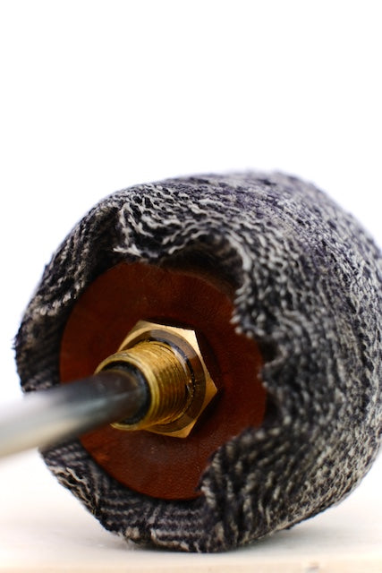 Tweed Bass Drum Beater Small - Gray Herringbone