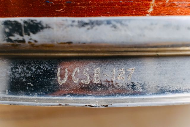 WFL Mahogany Snare Drum with Case