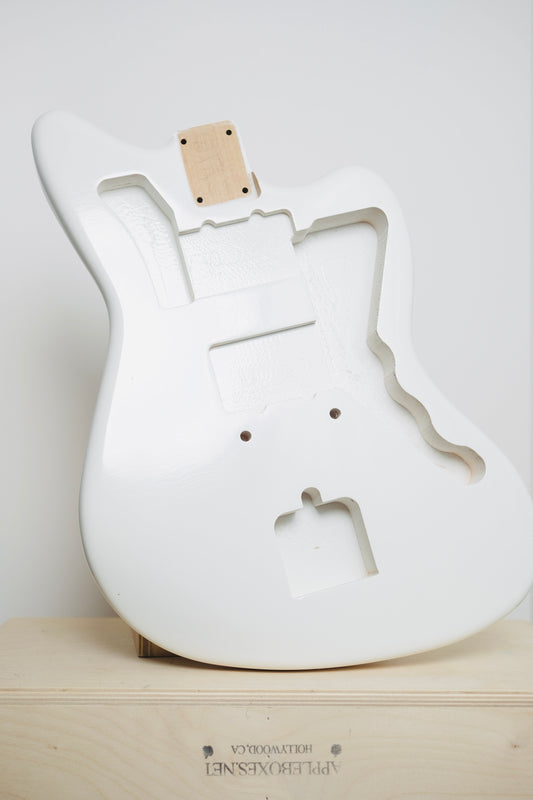 Guitar Mill JM body Olympic White Nitro Lacquer